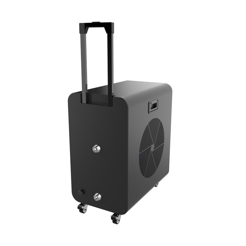 Glacies balneum chiller cum viverra virga