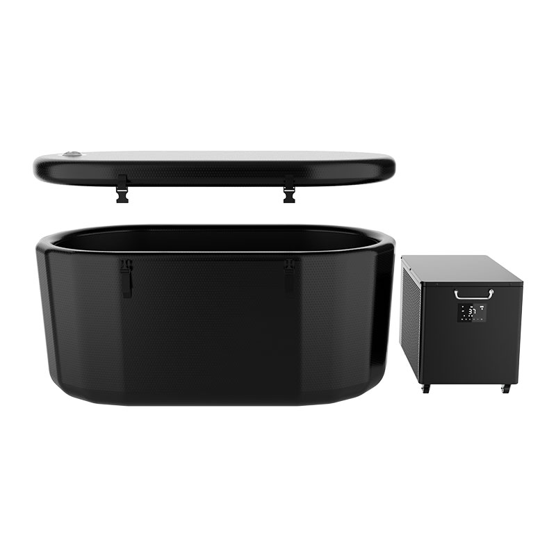 Inflatable frigus cervidior tub cum aqua Chiller